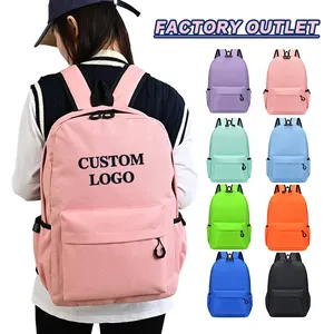 Mochila escolar personalizada para crianças, mochila à prova d'água para escola, mochila de viagem personalizada de fábrica