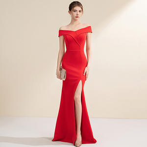 Nuevo Vestido de Noche de Satén con Cintura Natural para Mujer, Antiestático, con Estampado, Largo hasta el Suelo, para Fiesta de Graduación o Dama de Honor - Product Image 3