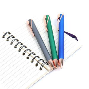 Bolígrafo de Aluminio de Lujo Promocional con Pantalla Táctil Personalizada, Recarga de Tinta de Color Oro Rosa, Punta Metálica de 0.7/1.0 mm - Product Image 3