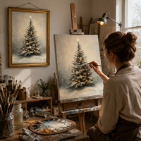 Peinture à l'huile Art Déco blanche 100% faite à la main sur toile de coton 450 GSM avec cadre, taille personnalisable pour usage domestique et commercial