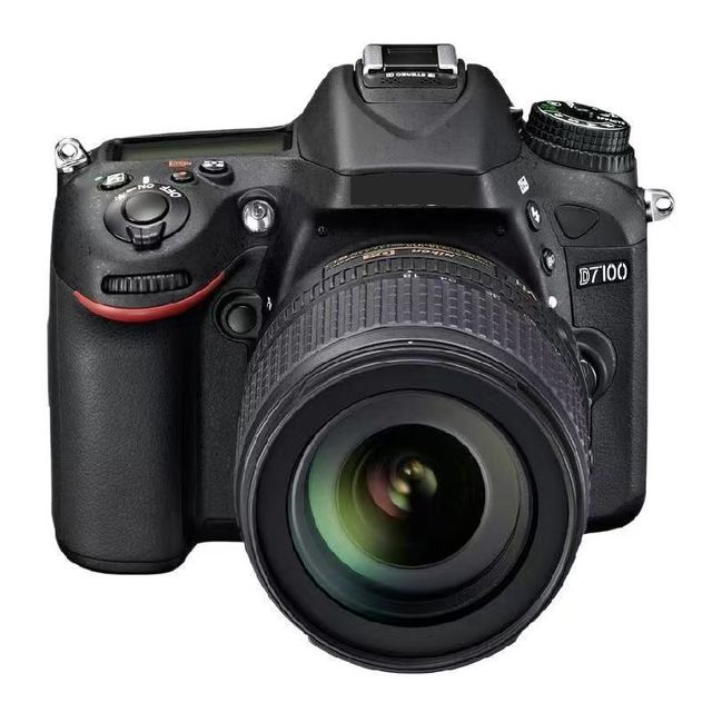 D7Hot Sale Used for D7100 DSLR Camera Set 24.1MP CMOS Sensor 18-55mm Zoom Lens Full HD Video Photography