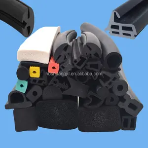 Custom OEM rubber extrusion profile extruded molding silicone/EPDM/PVC rubber seals strips profile products