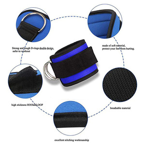 Thể Thao Neoprene Độn Trọng Lượng Mắt Cá Chân Còng Cho Phòng Tập Thể Dục Cáp Máy Tập Thể Dục Hỗ Trợ D-Ring Tập Thể Dục Có Thể Điều Chỉnh Mắt Cá Chân Nẹp Dây Đeo - Product Image 2
