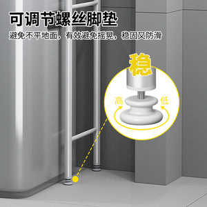 Étagère de rangement pour toilettes Lida 60x70cm, étagère de salle de bain rectangulaire autoportante, design durable, breveté MTJ-01 - Product Image 5