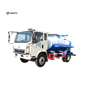 china cheap vacuum sewage truck New used sewage clean drainage vacuum septic truck howo 4x2