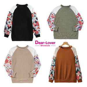 Женская трикотажная блузка с длинным рукавом - Product Image 6