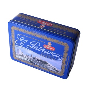 <span class=keywords><strong>Pas</strong></span> <span class=keywords><strong>cher</strong></span> en <span class=keywords><strong>métal</strong></span> boîte en fer blanc rectangle réutilisable à biscuits - Product Image 2