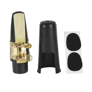 Boquilla <span class=keywords><strong>de</strong></span> saxofón alto, alta calidad, 5 unidades/traje, profesional, venta al por mayor, instrumentos musicales - Product Image 4