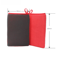 Nouvelle conception de gant en argile rouge 3.0, gant en argile magique anti-rayures pour le detailing automobile, outil de décontamination de la peinture personnalisée