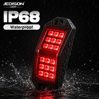 Luces LED RGB para Chasis de 16 Cápsulas, Multimodo, IP68, 12V 24V, Impermeables, Lámpara de Ambiente Exterior para Camioneta, Pickup, SUV