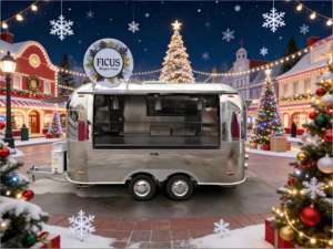 Chariot portable pour aliments et boissons avec plan de travail en acier inoxydable, petit kiosque mobile pour jus, café et collations - Product Image 1