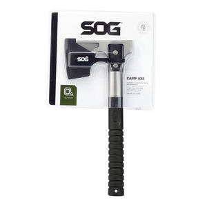Asetta da campo di gas tattico di sopravvivenza ascia compatta in acciaio resistente con guaina a martelli per Bushcraft da esterno (CH1001-CP) - Product Image 6