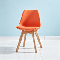 Chaises de restaurant au design minimaliste, ergonomiques, en plastique PP, pour usage commercial, domestique, loisirs, salons de thé, écoles, maisons d'hôtes