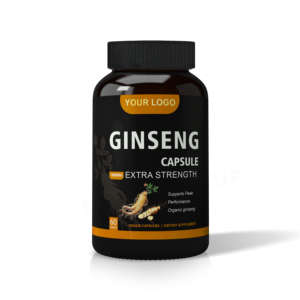 Capsules de Ginseng à Marque Privée ASAP, Compléments Alimentaires, Extrait de Ginseng Rouge Coréen Panax, Capsules de Ginseng - Product Image 1