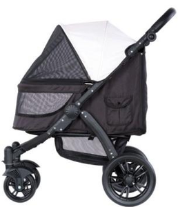 Vente en gros d'usine JXB <span class=keywords><strong>Poussette</strong></span> d'extérieur pliante pour animaux de compagnie <span class=keywords><strong>avec</strong></span> paysage haut et <span class=keywords><strong>marche</strong></span> facile <span class=keywords><strong>Poussette</strong></span> bébé en maille respirante - Product Image 5