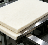 Feutre industriel en laine mérinos blanche sur mesure, doux, absorbant l'huile, anti-poussière et d'étanchéité, pour la vente en gros