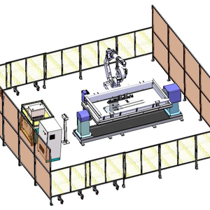 Brazo Robótico Industrial de 2 Ejes King Shine de Operación Flexible para Soldadura de Componentes de Placa Gruesa 2500x3500x2000mm - Product Image 1