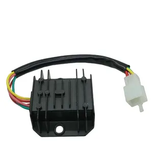 HDMP Motorcycle Voltage Regulator Rectifier For Zanella Zb110 G4 110 Motorcycle Parts Low Beam Always On Fan Powered