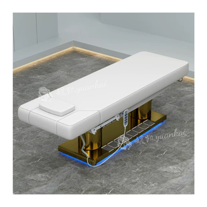 Para cama estética contemporánea de lujo Hochey para Spa Institute 3 motores mesa de masaje de cuero sintético cosmético eléctrico para - Product Image 3