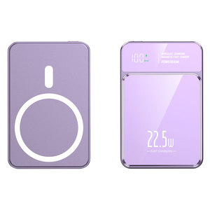 Sạc không dây từ tính 25W, pin dự phòng 10000mAh tích hợp màn hình <span class=keywords><strong>LCD</strong></span>, hỗ trợ sạc nhanh, tương thích với điện thoại di động - Product Image 1