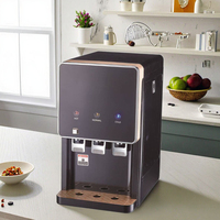 Système de purification d'eau électrique chaude et froide aux designs modernes, distributeur d'eau à osmose inverse avec filtre UV pour usage domestique