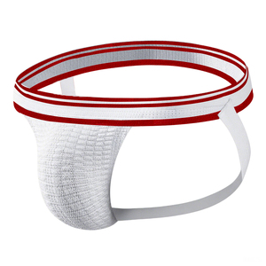 Suspensorio para Hombre con Cintura a Rayas de 3 cm, Ropa Interior Sexy de Algodón con Osos, Suspensorio Transpirable, Tangas Sexys para Hombres <span class=keywords><strong>Gays</strong></span> - Product Image 1