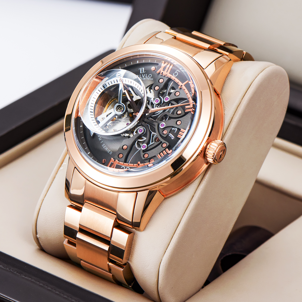OBLVLO Skeleton Watches - Stylish Automatic Timepieces