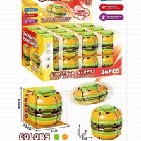 Balle de décompression rotative en plastique, spinner 3D à pression pour les doigts, jouet portable anti-stress, modèle de bureau 888A, emballé, pour tous les âges