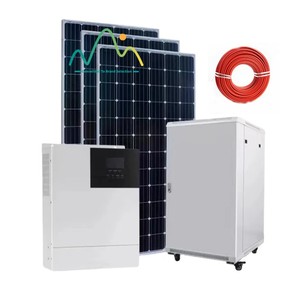 Sistema de Energía Solar Híbrido de 3Kw, 4Kw, 5Kw y 8Kw a Precio de Mayoreo, Kit de Sistema de Energía Solar para Almacenamiento de Energía en el Hogar - Product Image 1