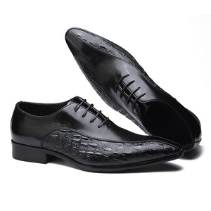 Zapatos de Fiesta Cuadrados Hechos a Mano para Hombre - Mocasines Británicos de Moda con Cordones, Casuales, de Piel de Vacuno de Primera Capa, Ligeros y Antideslizantes - Product Image 3