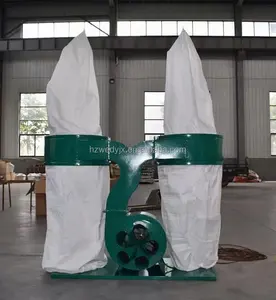 สอง/ถุงผ้าคู่ระบบเก็บฝุ่นงานไม้อุตสาหกรรมพลาสติกเครื่องตัดฝุ่น MF9030