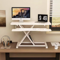 Support d'ordinateur portable pliable pour bureau, chambre et maison, réglable en hauteur, avec système pneumatique
