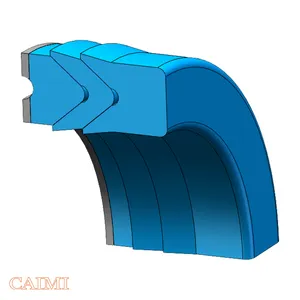 CAIMI Single acting compact piston rod seal consisting of rubber N0ONC NBR MV RCH WV rod seal
