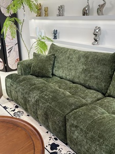 Modern Fabric Sectional <b>Sofa</b> With Tufted Back And Padded Arms For <b>Living</b> <b>Room</b> - Product Image 3