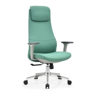 Silla de Oficina Ejecutiva Moderna de Cuero, Sillas de Oficina de Lujo, Ergonómicas, con Logotipo Personalizado, Muebles de Oficina - Product Image 1