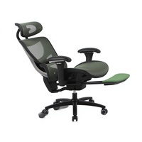 Chaise de bureau ergonomique Henglin Lone Warrior, réglable en hauteur, pivotante, chaise de jeu confortable pour longues sessions, inclinable, en plastique