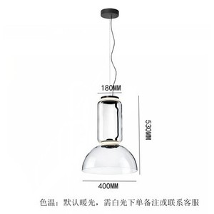 Lámpara de Araña de Vidrio Moderna para Restaurante Italiano, Diseño Único para Escaleras de Techo Alto, Sala de Estar, Dúplex y Villa - Product Image 6