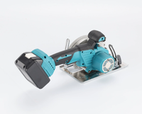 Scie circulaire portative sans fil à batterie lithium-ion, machine de découpe multifonctionnelle rechargeable pour le travail du bois