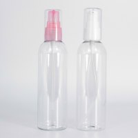 Flacon PET 120 ml avec col de 20 mm et pompe pulvérisatrice pour shampoing, sérum de soin de la peau, soin du visage - Emballage cosmétique écologique