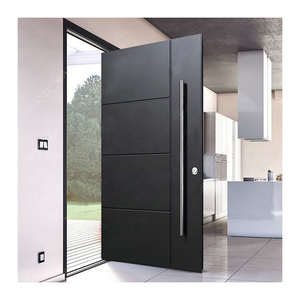 ประตูไม้เนื้อแข็งคุณภาพสูง หรูหรา กันน้ำ กันเสียง สำหรับอพาร์ทเมนต์ วิลล่า ห้องนั่งเล่น และภายนอกอาคาร - Product Image 6