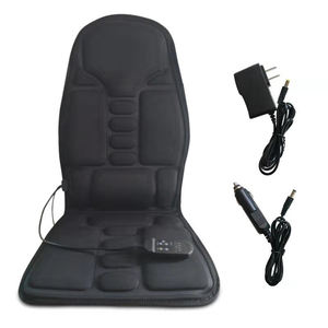 Cojín de asiento de masaje con calefacción eléctrica, colchón trasero para el hogar y la Oficina, masajeador de asiento de coche con vibración para cuerpo completo - Product Image 1