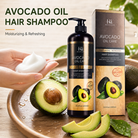 Lot en gros OEM sous marque privée – Shampoing et après-shampoing à l'huile d'avocat sans sulfate – Soin capillaire hydratant et réparateur pour cheveux abîmés