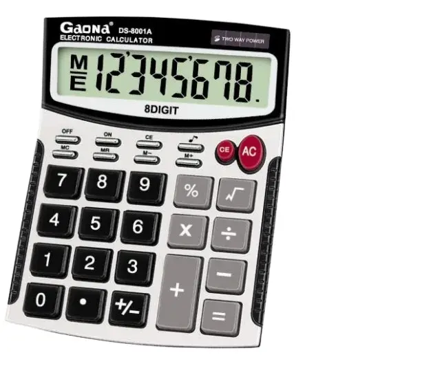 Kalkulator Desktop dengan layar tampilan besar