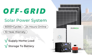 Sunrich năng lượng mặt trời hoàn chỉnh năng lượng mặt trời hệ thống off-lưới 5KW 10KW năng lượng mặt trời hệ thống bảng điều khiển cho nhà - Product Image 3