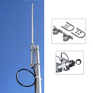 เสาอากาศรีพีทเตอร์สถานีฐาน 1.7M BC100 BC200 Diamonds VHF UHF 134-174MHz 108-132Mhz 430-490MHz 4.5dBi 6.5dBi ขั้วต่อ N-Female SO239 - Product Image 2