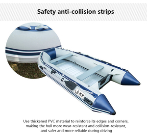 Bateau en caoutchouc gonflable pour 6 personnes épaissi 1.2mm Pvc Rafting bateau <span class=keywords><strong>de</strong></span> pêche <span class=keywords><strong>sauvetage</strong></span> d'urgence <span class=keywords><strong>aéroglisseur</strong></span> pliable Schlauchboot - Product Image 3
