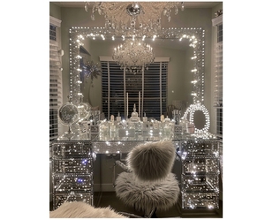 Nghiền nát kim cương sang trọng nhân đôi bàn trang điểm thiết lập - Product Image 1