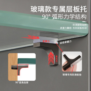 Betoci Zinc Alloy Sheet Support Gunmetal Nickel Plating Durable Furniture Bracket Connector - Product Image 3