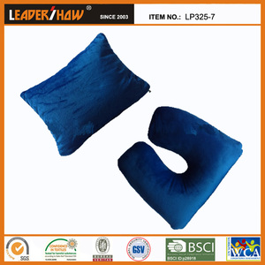 Oreillers de voyage multifonctionnels 3 en 1 pour avion, oreillers de cou en forme de U, soutien du cou réglable, appui-tête pour la maison, le bureau, la sieste - Product Image 4