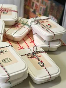 Custom Bento Box <strong>Sticker</strong> Food Packaging Label Waterproof Oil Resistant Logo <strong>Printed</strong> <strong>OEM</strong> Wholesale Supplier China - Product Image 5